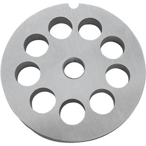 #12 Stainless Steel Meat Grinder Plate Discs Blades Compatible with FGA Food Chopper and Hobart, Cabelas, Weston, LEM, MTN Meat Grinders,Cutting Disks Heavy Duty (12/25 Hole Plate)