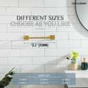 KOKOSIRI Hand Towel Bar Bathroom Towel Holder for Bath Kitchen Cabinet Towel Ring 12 Inch Brushed Gold Stainless Steel B4005BG-L12