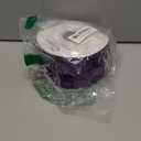 Ribbli Purple Velvet Wired Ribbon 2.5 Inch Crushed Velvet Christmas Ribbon for Gift Wrapping Christmas Tree Decoration Crafts Wreaths Supplies-Continuous 10 Yards