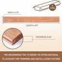 Cedar Tongue and Groove Wall Panels 4 ft Long Natural Cedar Wood Panels for Walls, Saunas, and DIY Projects (Covers 10.6 sq ft) Decorative Wood Wall Panels for Interior & Exterior Use