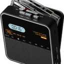 Cassette Tape Player Recorder, Cassette to MP3 Converter, Record to Cassettes/USB/SD Card, LCD Display, Power by USB C or AA Battery, Built-in Speaker, Headphone Jack and Mic
