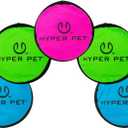 Hyper Pet Flippy Flopper 9" Flying Disc Soft Dog Toy, Floats in Water & Safe on Teeth, for All Breeds, Pack of 5 