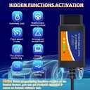 Obd2 Elm327 USB for FORScan with MS HS CAN Switch Compatible with Forscan Adapter for Ford F150 F250 Lincoln Mazda Mercury Code Reader Vehicle Scanner Diagnostic Programmer Tool
