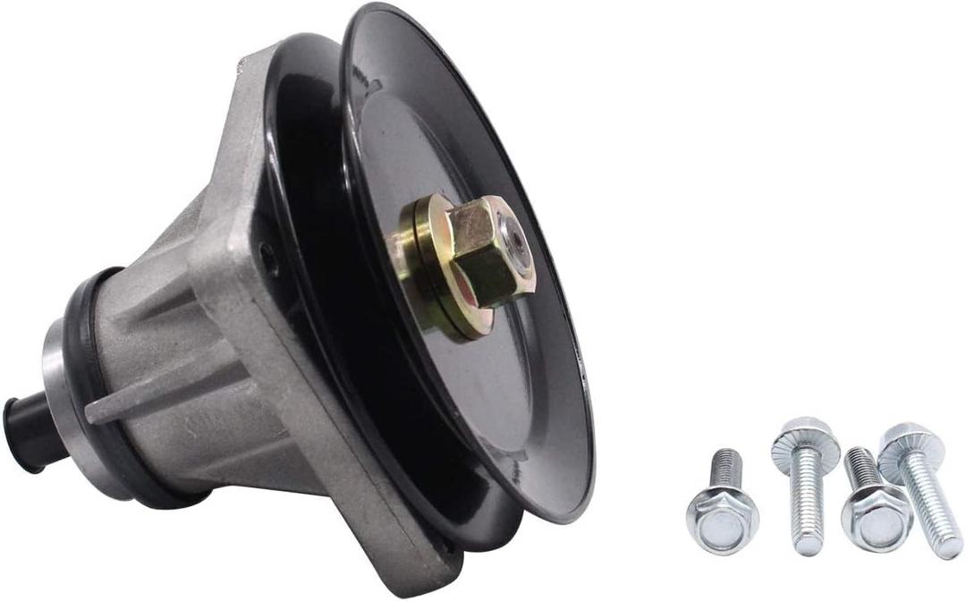 1 Set SHLPDFM Spindle Assembly 618-0240 618-0430 918-0240 918-0430 Fits for MTD 46 Inch Decks Troy 6 pt. Star Centre Hole
