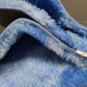 XJHKG Long Plush Pet Blanket, Double Sided Reversible Pet Mat Pad Cushion Mattress for Dog and Cat(RoyalBlue,Large)