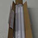 White Shower Curtain Rod 31 to 92 Inch,1 Inch Diameter Adjustable Spring Tension Stainless Steel Telescoping Rod,Easy Install,No Rust