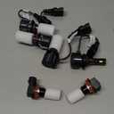 For 2014-2020 Dodge Durango light Bulbs, 9005 High Beam 9005 Low Beam H11 Fog Light License Plate Lights Combo, 8PCS