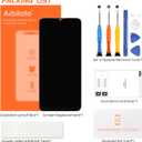 OLED for Google Pixel 6 Screen Replacement, AMOLED Display, Digitizer, Glass & Tools Compatible with Google Pixel 6 (6.4 Inch)Black No Frame