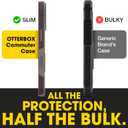 OtterBox iPhone 17 Pro Max (Only) Commuter Series Case Built-in MagSafe Thin, Dual-Layer, Pocket-Friendly, Port Cover 50 Shades of Kinda Purple