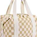 HowFly Lunch Box for Women Stylish Corduroy Insulated Lunch Bag for Men Adults Leakproof Reusable Lunchbox Large Capacity Lunch Boxes Cooler for Work, Travel, Picnic