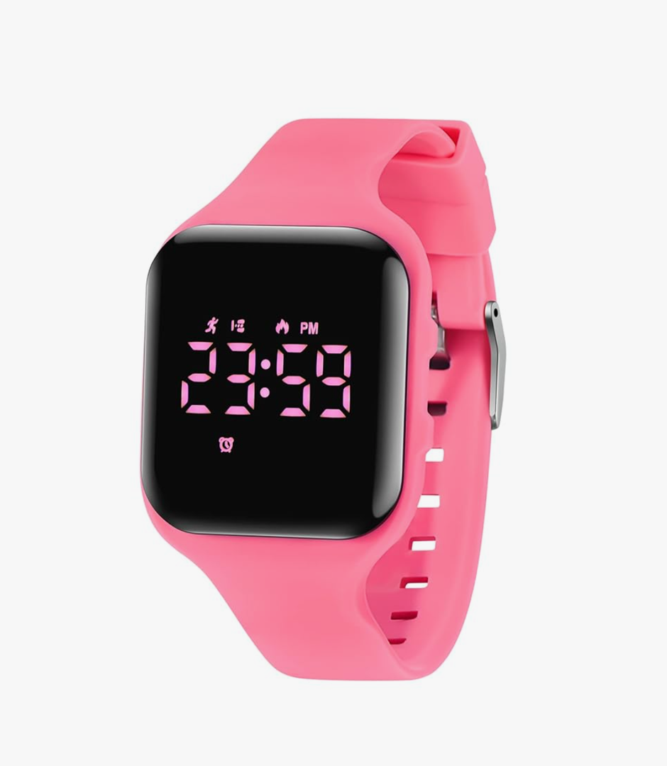Kids Watches for Girls Boys Digital Sport Watch with Step Counter Pedometer Vibration Alarm Clock, No App Waterproof Fitness Tracker Kids Watch Boys Girls Teens Students Ages 5-16