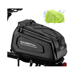 ROCKBROS Bike Rack Bags - Hard Shell Bicycle Rear Rack Bag Large Pannier for Bicycle Rear Rack Bags Bike Rear Seat Bag Bike Trunk Bag Ebike Battery Bag Bike Saddle Bag for Rear Rack Bike Accessories
