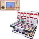 HEIYING Game Card Case for Nintendo Switch & Switch OLED,Customized Pattern Portable Memory Storage Games Holder with 48 Game Card Slots and 24 Micro SD Cards Slots