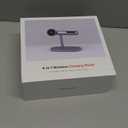 iVANKY 4 in 1 Qi2 Certified Wireless Charger Stand for iPhone 17e, Night Light for MagSafe Charging Station, 25W Charge for iPhone 17/16/15/14/13/12/11 Plus/Pro/Max,Apple iWatch, Airpods Pro 2/3 (Space Gray, No Adapter)