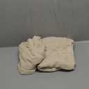 2-Pack Rod Pocket Curtains – 50"W x 60.5"L Each – Natural Beige Linen-Look Window Panels