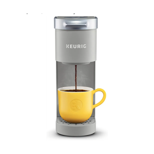 Keurig K-Mini Single Serve K-Cup Pod Coffee Maker, 6 to 12oz Brew size, with Cord Storage, Perfect for Small Spaces, Studio Gray