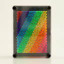 3D Pin Art Rainbow Pin Art Sensory Fidget Board Game Toy Pin Impression Toy Sculpture Toys Hand Pin Toy Gift for Kids, Girls, Boys, Adults