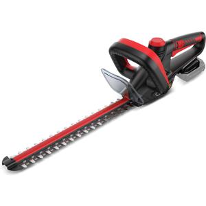 Hedge Trimmer for Milwaukee 18V Battery, Cordless Hedge Trimmer with 22'' Dual-Action Blade and Safety Lock, 1600PRM, 3/5'' Cutting Width (Battery Not Included) (Red)