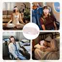 Uamector Silk Eye Mask for Sleeping, Adjustable & Super Soft Sleep Mask, Breathable Blindfold for Men & Women, Perfect Light Blocking for Night, Travel, Nap, Yoga, and Meditation (Pink)