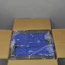 SPORT BEATS Stadium Seats with Back Support Bleacher Chairs with Back and Cushion Thick Padded Bleacher Seats Includes Shoulder Strap (Blue)