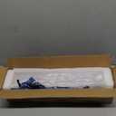 Mahjong All-in-One Tile Rack & Pusher with Bag, Clear Acrylic Mahjong Combo, Modern American Majiang, Set of 4, White