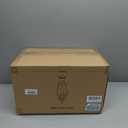 22.5" Large Outdoor Solar Post Light, Dusk to Dawn Solar Lamp Post Light, Black Lamp Posts Light Fixture with Pier Mount Base, Waterproof Outdoor Pole Lights for Yard Garage Porch Patio, 1Pack