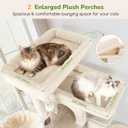 Globlazer 80in Extra Large Tall Corner Cat Tree Tower, S80G, Beige