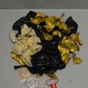 Milisten 1 Set Graduation Balloon Set Gold and Black Latex Balloons for Party Decoration Includes for Celebrations Birthdays and Events