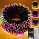Smart Color Changing Christmas Lights, 66FT 200LEDs RGB-IC String Lights, 80+ Modes, Timer, Remote & App Control, Christmas Decorations for Xmas TreeIndoor Outdoor Holiday