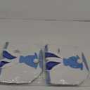 Pack Of 2 Easter Bunny Baskets with Lights for Baby Boys,Large Blue Kids Easter Bucket Tote with Light up Rabbit Ears for Spring Egg Hunts Party Storage (Blue)