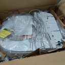 TOTO WASHLET S350e Electronic Bidet Toilet Seat with Auto Open and Close and EWATER+ Cleansing, Round, Cotton White - SW583#01