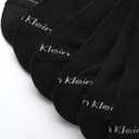 Calvin Klein Boys' No Show Performance Athletic Socks (6-Pack) (Black)