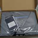 M MAELREG Mens Golf Shirts Short Sleeve Chest Print Stripe Moisture Wicking Dry Fit Casual Collared Mens Polo Shirts (X-Large, Light Grey)