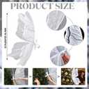 2pcs 23.6" Large LED Butterfly for Christmas Tree 3D Light Decor, about 23.6 inch