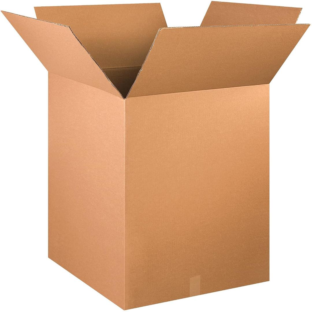 BOX USA Large Boxes Holds 65lbs, 24x24x30 10-Pk for Shipping & Packing