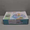 Baby Gym Play Mat, 8-in-1 Tummy Time Mat & Ball Pit with 6 Toys, Washable Baby Activity Play Mat for Visual, Hearing, Sensory, Motor Development, Baby Toys Gift for Toddler Infant 0-3-6-9-12 Months