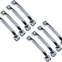 QCAA Steel Screen Door Pull, 4-3/4", Zinc Plated, 8 Pack, Made in Taiwan