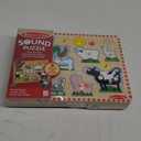 Melissa & Doug Farm Animals Sound Puzzle - Wooden Peg Puzzle with Sound Effects (8 pcs)
