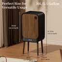 Motion Sensor Trash Can - Automatic Touchless 5.5 Gallon Garbage Bin for Bathroom, Bedroom, Kitchen, Office (Black)