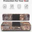 KEMIMOTO Mule Seat Cover Compatible with Kawasaki Mule 600/610 (2005-2016) & Mule SX (2017-2023), Camo Water-Resistant UTV Bench Seat Cover for Dogs & Cats- Durable Fabric with UV PVC Coating