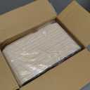 JOLLY CHEF Small Compostable 5 Compartment Paper Plates 10 * 8.25 * 1 inch 125 Pack Disposable Eco-Friendly Biodegradable Food Trays for Primary and Secondary School Students Lunch (Brown)