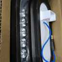 XtraGlow 6 Inch Oval Dual Revolution LED Tail Lights Red Stop Turn Tail Lights White Backup Reverse Lights Kit for Trailer RV Truck IP67 Waterproof 4PCS