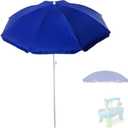 Umbrella Replacement Compatible with Step 2 Water Table, Sun Shade Umbrella for Water Table, 60 Inch Portable and Durable Umbrellas, Easy to Install, for Seaside Beach, Garden, Outdoor Play Shade