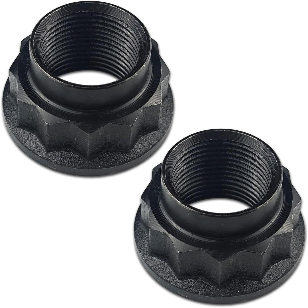 2Pcs Front & Rear CV Axle Nut Compatible with Toyota Lexus Scion,Spindle Nut Replace 90080-17238, 90177-22001