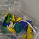 BAUANOOY Blue and Yellow Balloons, 60pcs 12 Inch Royal Blue Yellow White Balloons with Confetti Balloons for Wedding Graduation Baby Shower Birthday Party Decorations