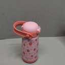 Fimibuke Kids Insulated Water Bottle with Straw Lid & Handle -14oz BPA FREE 18/8 Stainless Steel Metal Tumbler Leak Proof Double Wall Vacuum Kids Cup Toddler Water Bottle for School Boy Girls (A10.Bunny)