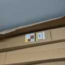 UNISHADES Cordless Bamboo Roman Shades for Windows, Blinds Size (34.5" W 64" H) Colour (Highfield Teak)