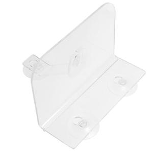 Toyvian Acrylic Floating Wall Shelf Hanging Plant Stand Wall-Mounted Display Rack for Living Room Bedroom Bathroom Office