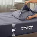 Utopia Bedding Twin XL Sheet Set 3 Piece Bed Sheets for Twin XL Size Bed, Soft and Breathable Microfiber, Includes 1 Fitted Sheet, 1 Flat Sheet and 1 Pillowcase Oeko Tex (Grey)
