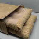 Arlee Chair Cushions for Dining Chairs, Set of 2 - Memory Foam Chair Pads, Non-Skid Backing - Durable Thick Seat Cushions for Kitchen, Office, Patio, 15.5" L x 15.5" W, Bamboo Tan